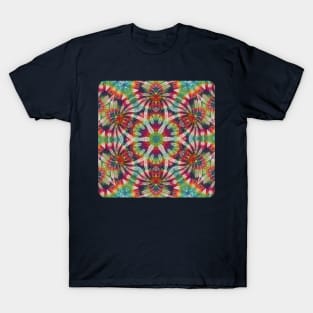 Psychedelic Kaleidoscopic Multi-Color Mandala Number 4 T-Shirt